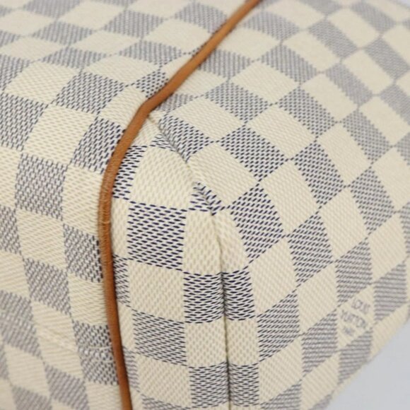 LOUIS VUITTON Damier Azur Totally PM Tote Bag N41280 LV Auth 128912A - Picture 3 of 16